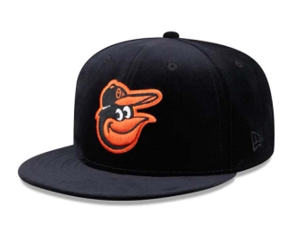 MLB Baltimore Orioles New Era Black 9FIFTY Snapback Hat 2011