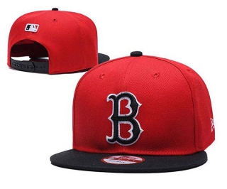 MLB Boston Red Sox New Era Red Black 9FIFTY Snapback Hat 2039