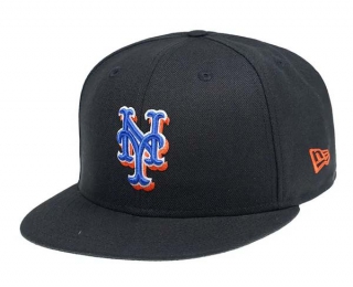 MLB New York Mets New Era Black 9FIFTY Snapback Hat 2012