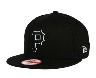 MLB Pittsburgh Pirates New Era Black 9FIFTY Snapback Hat 2009