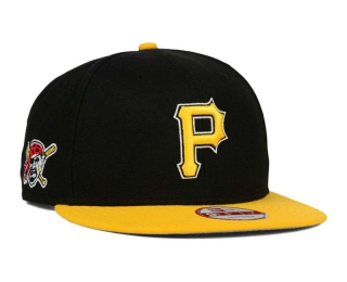 MLB Pittsburgh Pirates New Era Black Gold 9FIFTY Snapback Hat 2011