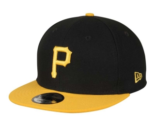 MLB Pittsburgh Pirates New Era Black Gold 9FIFTY Snapback Hat 2012