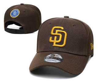 MLB San Diego Padres New Era Brown Curved Brim 9FIFTY Snapback Hat 2012