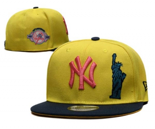 MLB New York Yankees New Era Gold Navy Anniversary 9FIFTY Snapback Hat 2189