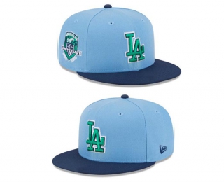 MLB Los Angeles Dodgers New Era Blue Navy 50th Anniversary 9FIFTY Snapback Hat 2191
