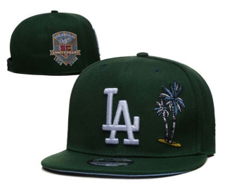 MLB Los Angeles Dodgers New Era Dark Green 50th Anniversary 9FIFTY Snapback Hat 2202
