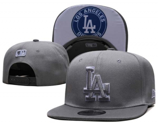 MLB Los Angeles Dodgers New Era Gray 9FIFTY Snapback Hat 2204