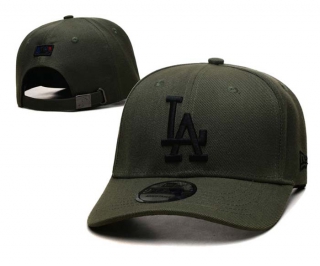 MLB Los Angeles Dodgers New Era Olive Green Curved Brim 9FIFTY Adjustable Hat 2220