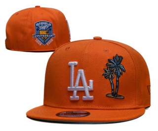 MLB Los Angeles Dodgers New Era Orange 50th Anniversary 9FIFTY Snapback Hat 2221