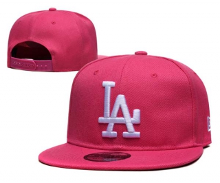 MLB Los Angeles Dodgers New Era Pink 9FIFTY Snapback Hat 2224