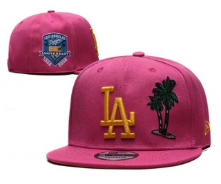 MLB Los Angeles Dodgers New Era Pink 50th Anniversary 9FIFTY Snapback Hat 2225