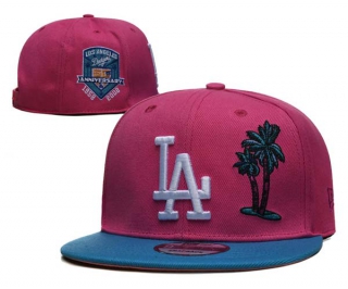 MLB Los Angeles Dodgers New Era Pink Blue 50th Anniversary 9FIFTY Snapback Hat 2227