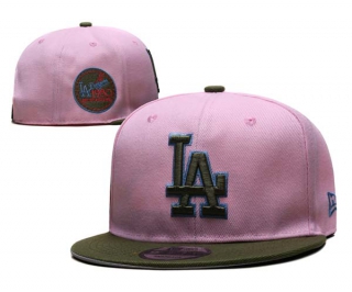 MLB Los Angeles Dodgers New Era Pink Olive1980 All-Star Game 9FIFTY Snapback Hat 2228