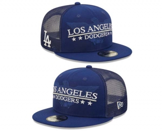 MLB Los Angeles Dodgers New Era Royal Trucker 9FIFTY Snapback Hat 2254