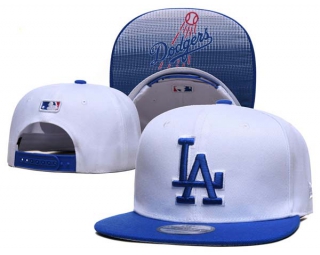 MLB Los Angeles Dodgers New Era White Royal 9FIFTY Snapback Hat 2259