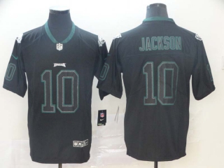 Men's Philadelphia Eagles #10 DeSean Jackson Black Green Stitched NFL Limited Jersey