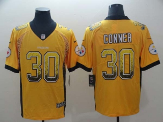 Men's Pittsburgh Steelers #30 James Conner Gold Alternate Stitched NFL Limited Rush Drift Fashion Jersey