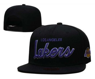 NBA Los Angeles Lakers New Era Black 9FIFTY Snapback Hat 2104