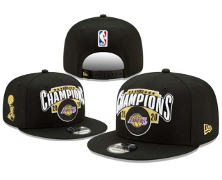 NBA Los Angeles Lakers New Era Black 2020 NBA Finals Champions 9FIFTY Snapback Hat 8045