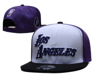NBA Los Angeles Lakers New Era Black 2022-23 City Edition 9FIFTY Snapback Hat 8048