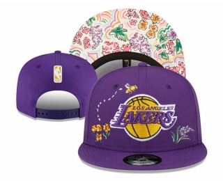 NBA Los Angeles Lakers New Era Purple 9FIFTY Snapback Hat 3098