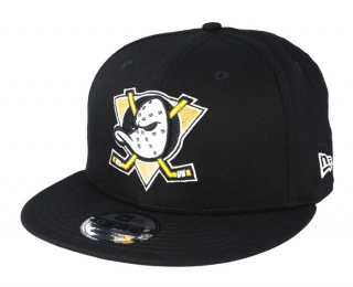NHL Anaheim Ducks New Era Black 9FIFTY Snapback Hat 2001
