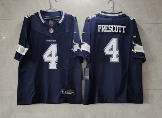 Men's Dallas Cowboys #4 Dak Prescott Navy 2023 F.U.S.E. Vapor Untouchable Limited Stitched Football Jersey
