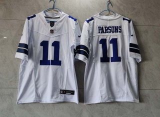 Men's Dallas Cowboys #11 Micah Parsons White 2023 F.U.S.E. Vapor Untouchable Limited Stitched Football Jersey