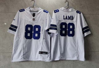 Men's Dallas Cowboys #88 CeeDee Lamb White 2023 F.U.S.E. Vapor Untouchable Limited Stitched Football Jersey