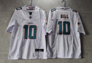 Men's Miami Dolphins #10 Tyreek Hill White 2023 F.U.S.E. Vapor Untouchable Limited Stitched Football Jersey