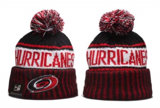 NHL Carolina Hurricanes New Era Red Black Knit Beanies Hat 5001