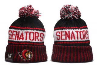 NHL Ottawa Senators New Era Red Black Knit Beanies Hat 5001