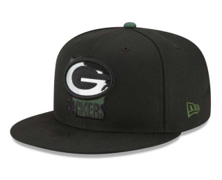 NFL Green Bay Packers New Era Black 9FIFTY Snapback Hat 2014