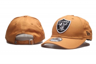 NFL Las Vegas Raiders New Era Orange 9TWENTY Adjustable Hat 5002