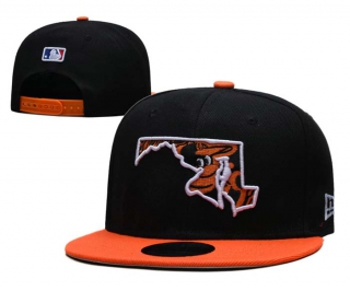 MLB Baltimore Orioles New Era Black Orange State 9FIFTY Snapback Hat 2016
