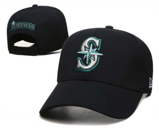 MLB Seattle Mariners New Era Black 9FIFTY Snapback Hat 2017