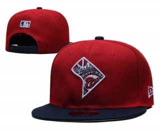 MLB Washington Nationals New Era Red Navy State 9FIFTY Snapback Hat 2010