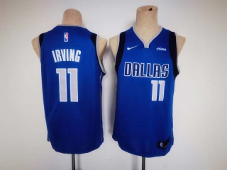 Men's NBA Dallas Mavericks #11 Kyrie Irving Royal Nike Chime Patch Jersey