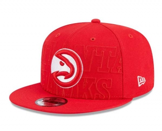 NBA Atlanta Hawks New Era Red 2023 NBA Draft 9FIFTY Snapback Hat 2013