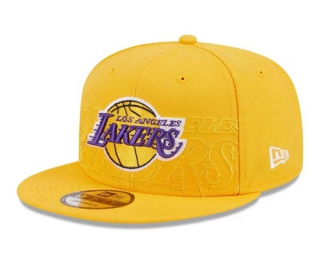 NBA Los Angeles Lakers New Era Gold 2023 NBA Draft 9FIFTY Snapback Hat 2110