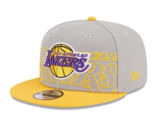 NBA Los Angeles Lakers New Era Gray Gold 2023 NBA Draft 9FIFTY Snapback Hat 2111