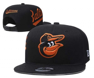 MLB Baltimore Orioles New Era Black 9FIFTY Snapback Hat 3012