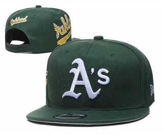 MLB Oakland Athletics New Era Green 9FIFTY Snapback Hat 3008