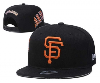 MLB San Francisco Giants New Era Black 9FIFTY Snapback Hat 3018