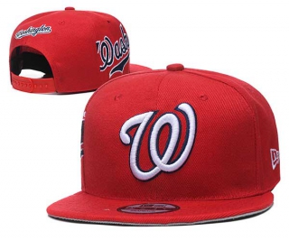 MLB Washington Nationals New Era Red 9FIFTY Snapback Hat 3012