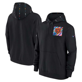 Men's NFL Chicago Bears Nike Black 2023 NFL Crucial Catch Club Pullover Hoodie
