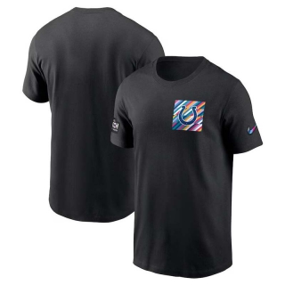 Men's Indianapolis Colts 2023 NFL Crucial Catch Sideline Tri-Blend Nike Black T-Shirt
