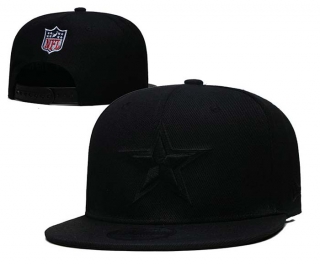NFL Dallas Cowboys New Era Black On Black 9FIFTY Snapback Hat 6081