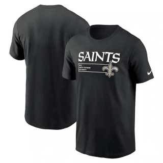 Men's New Orleans Saints Nike Black Division Essential T-Shirt