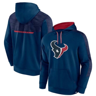 Men's NFL Houston Texans Fanatics Branded Navy Defender Evo Pullover Hoodie